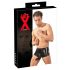 LATEX - boxer met penishuls (zwart) - L/XL