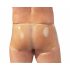 LATEX - boxershort met penismanchet (natuur)