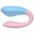 Mrow 03 - draadloze, waterdichte paar vibrator (blauw-roze)