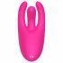 Mrow - oplaadbare, 3-armige clitoris vibrator (roze)