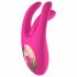 Mrow - oplaadbare, 3-armige clitoris vibrator (roze)