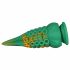 OgazR Octopuss - zuignap octopus dildo - 21 cm (groen-geel)