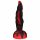 OgazR Hell Dong zuignap gleuf dildo - 20 cm (zwart-rood)