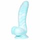 OgazR Zee Serpent - zuignap dildo - 17 cm (blauw-wit)