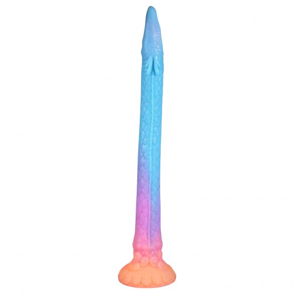 OgazR XXL Aal - fluorescerende anale dildo - 47 cm (roze)