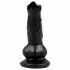 Animalorny - hond penis dildo - 12cm (zwart)