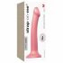 Strap-on-me Metallic Shine M - huidvriendelijke dildo (metaalroze)