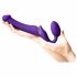 Strap-on-me M - draadloze strap-on vibrator (paars)