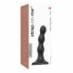 Strap-on-me Balls S - zwarte dildo met ballen en basis