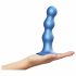 Strap-on-me Balls L - balletje dildo met zuignap (blauw)