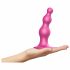 Strap-on-me Beads M - kralen, voetstuk dildo (roze)