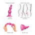 Strap-on-me Beads M - kralen, voetstuk dildo (roze)