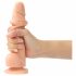 Strap-on-me S - Dubbele, realistische dildo met zuignap (natuurlijk)