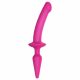 Strap-on-me Switch Semi-Realistic S - 2-in-1 Silicone Dildo (Pink) 