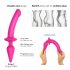 Strap-on-me Switch Semi-Realistic XXL - 2-in-1 Silicone Dildo (Pink) 