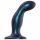 Strap-on-me Snaky M - gebogen anale dildo (metallic blauw)