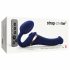 Strap-on-me S - luchtgolf vibrator klein (blauw)