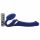 Strap-on-me M - opzetbare luchtgolven vibrator (blauw)