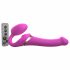 Strap-on-me M - opblaasbare vibrerende strap-on (roze)