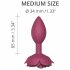 Love to Love Open Roses M - silicone anale dildo (bordeaux)