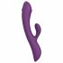 Love to Love Bunny&Clyde - pulserende vibrator met clitorisstimulator (paars)