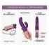 Love to Love Sassy Bunny - oplaadbare, stotende-pulserende vibrator (paars)