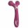 Love to Love Fireball - oplaadbare 2-in-1 vibrator massager (bordeaux)