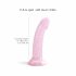 Dildolls Starlight - ster dildo met zuignap (roze)