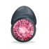 Dorcel Geisha Plug Ruby M - zwarte anale plug met roze steen