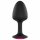 Dorcel Geisha Plug Ruby L - anale plug met roze steen (zwart)