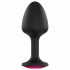 Dorcel Geisha Plug Ruby XL - roze juweel anale plug (zwart)