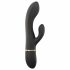 Dorcel Glam Konijn - oplaadbare vibrator met clitorisstimulator (zwart)