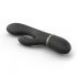 Dorcel Glam Konijn - oplaadbare vibrator met clitorisstimulator (zwart)