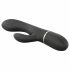 Dorcel Glam Konijn - oplaadbare vibrator met clitorisstimulator (zwart)