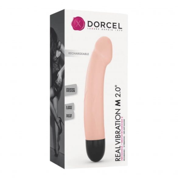 Dorcel Real Vibratie M 2.0 - oplaadbare vibrator (natuurlijk)