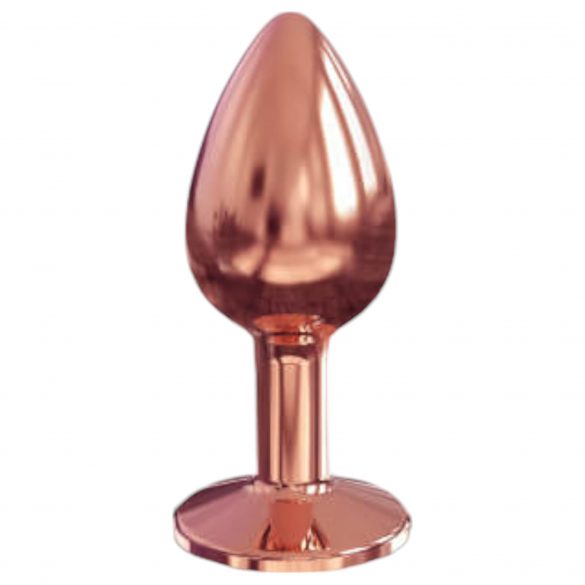 Dorcel Diamond Plug S - aluminium anale dildo - klein (rosegoud)