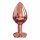 Dorcel Diamanten Plug M - aluminium anale dildo - middelgroot (roségoud)