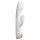 Dorcel Flexi Rabbit - verwarmende vibrator met clitorisstimulator (wit)