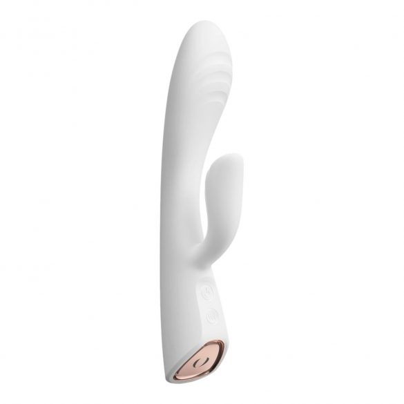 Dorcel Flexi Rabbit - verwarmde clitorisstimulator (wit)