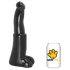 AnimHole Stier - dildo 25cm (zwart)