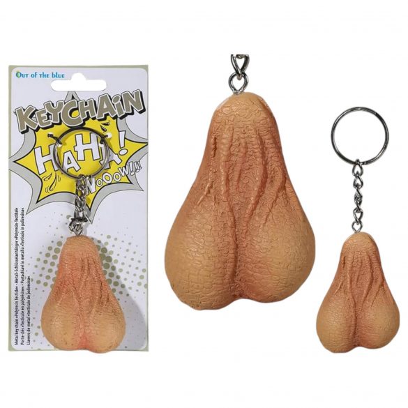 Ballen sleutelhanger (naturel)