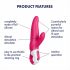 Satisfyer Mr. Rabbit - waterdichte, oplaadbare clitorisstimulator (roze)