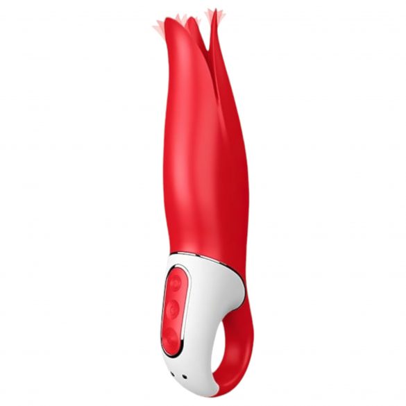 Satisfyer Power Flower - oplaadbare, waterdichte vibrator (rood)