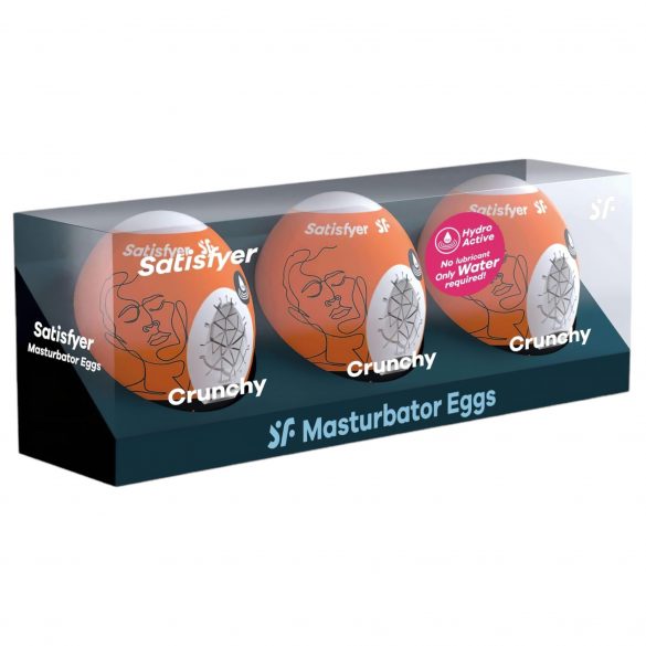 Satisfyer Egg Crunchy - mastubatie-ei set (3 stuks)