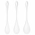 Satisfyer Yoni Power 1 - Kegelballen set - wit (3-delig)