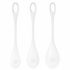 Satisfyer Yoni Power 1 - Kegelballen set - wit (3-delig)