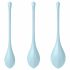 Satisfyer Yoni Power 2 - geishaballen set - blauw (3-delig)