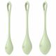 Satisfyer Yoni Power 2 - groene kegeloefenballetjes set (3 stuks)