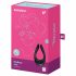 Satisfyer Eindeloos Genot - oplaadbare, waterdichte partnersvibrator (zwart)