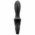 Satisfyer Heat Climax+ - slimme, verwarmende anale vibrator met arm (zwart)